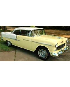 Chevy Quarter Glass, Date Coded, Tinted, 2-Door Hardtop, 1955-1957