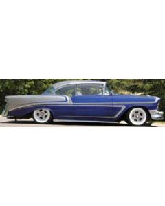 Chevy Quarter Glass, Date Coded, Clear, 2-Door Hardtop, 1955-1957