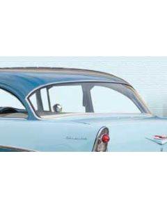 Rear Glass,Clear,2&4-Door Sedan,1955-57
