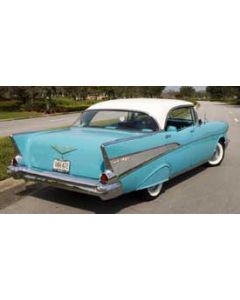 Chevy Rear Glass, Clear, 4-Door Hardtop, 1956-1957