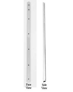 Chevy Quarter Glass Weatherstrip Retainer, Vertical, Hardtop Or Convertible, 1955-1957