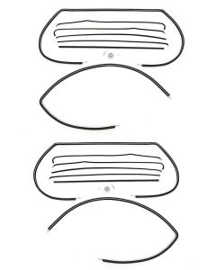 Window Felt Kit,For Vent Delete,2-Dr Sedan,150/210,55-57