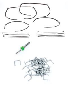 Chevy Window Felt Kit, For Vent Window Delete, 2-Door Sedan, Bel Air, 1955-1957