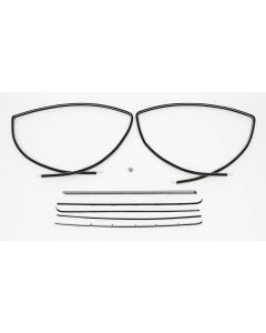 Chevy Window Felt Kit, Vent Delete, Sedan Delivery, 1955-1957