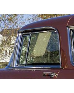 Chevy Door Glass, Installed In Frame, Tinted, Nomad, Left, 1955-1957