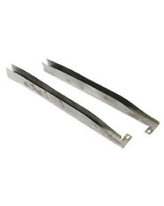 Chevy Glass Channels, Vertical, Rear Quarter Glass, 2-Door Sedan, 1955-1957