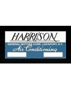 1955-1957 Chevy Air Conditioning Evaporator Box Plate Aluminum Harrison