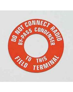 Chevy Generator Warning Tag, 1955-1957