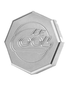 Chevy Radiator Cap, Billet, Octagon, Natural Finish, Be Cool