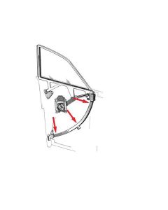 1958-1965 Chevy Convertible Quarter Glass Channel Relining