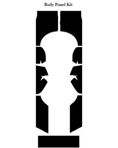 Chevy Insulation, QuietRide, AcoustiShield, Body Panel Kit,Sedan Delivery, 1958