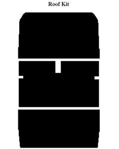 Chevy Insulation, QuietRide, AcoustiShield, Roof Kit, SedanDelivery, 1958