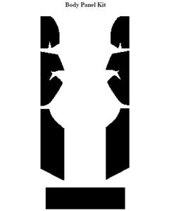 Chevy Insulation, QuietRide, AcoustiShield, Body Panel Kit,Station Wagon, 4 Door, 1958