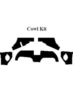 Chevy Impala Insulation, QuietRide, AcoustiShield, Cowl/Dash Kit, Coupe, 1959-1960