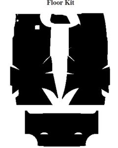 Chevy Impala Insulation, QuietRide, AcoustiShield, Floor Kit, Coupe, 1959-1960