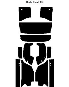 Chevy Insulation, QuietRide, AcoustiShield, Body Panel Kit,Convertible, 1959-1960