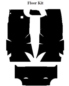 Chevy Insulation, QuietRide, AcoustiShield, Floor Kit, Convertible, 1959-1960