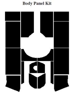 Chevy Insulation, QuietRide, AcoustiShield, Body Panel Kit,Sedan Delivery, 1959-1960