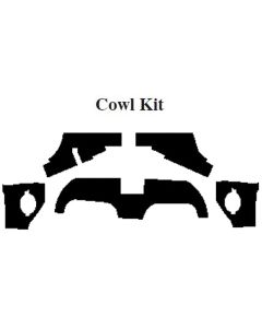 Chevy Insulation, QuietRide, AcoustiShield, Cowl/Dash Kit, Sedan Delivery, 1959-1960