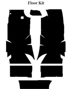 Chevy Insulation, QuietRide, AcoustiShield, Floor Kit, Sedan Delivery, 1959-1960