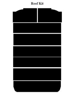 Chevy Insulation, QuietRide, AcoustiShield, Roof Kit, SedanDelivery, 1959-1960