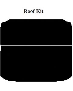 Chevy Insulation, QuietRide, AcoustiShield, Roof Kit, Coupe, 1961-1962