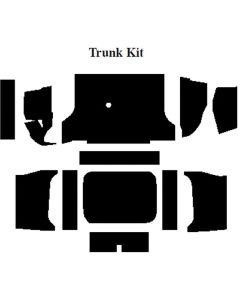 Chevy Insulation, QuietRide, AcoustiShield, Trunk Kit, Coupe, 1961-1962