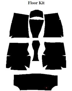 Chevy Impala Insulation, QuietRide, AcoustiShield, Floor Kit, Convertible, 1961-1962