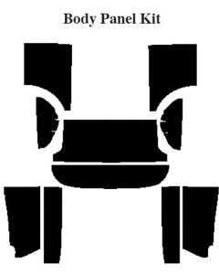 Chevy Insulation, QuietRide, AcoustiShield, Body Panel Kit,4 Door Sedan, 1961-1962