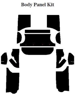 Chevy Insulation, QuietRide, AcoustiShield, Body Panel Kit,Coupe, 1963-1964