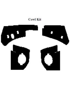 Chevy Insulation, QuietRide, AcoustiShield, Cowl/Dash Kit, Convertible, 1963-1964