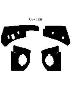 Chevy Insulation, QuietRide, AcoustiShield, Cowl Kit, 4 Door Sedan, 1963-1964