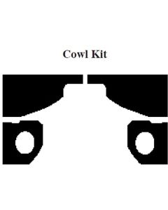 Chevy Insulation, QuietRide, AcoustiShield, Cowl/Dash Kit, Coupe, 1965-1970