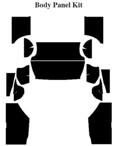 Chevy Insulation, QuietRide, AcoustiShield, Body Panel Kit,Convertible, 1965-1970