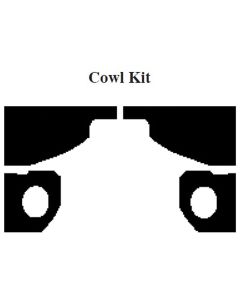 Chevy Insulation, QuietRide, AcoustiShield, Cowl Kit, 4 Door Sedan, 1965-1970