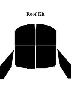 Chevy Insulation, QuietRide, AcoustiShield, Roof Kit, 4 Door Sedan, 1965-1970