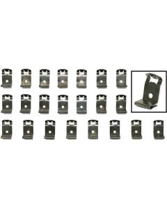 Chevy Clip Set, Sedan, Rear Window Reveal, 22 Piece, 1962-1964