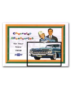 Full Size Chevy Accessory Book, 1959