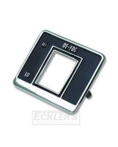 Full Size Defogger Switch Bezel, Rear Window, 1969-1970