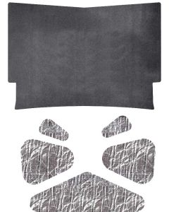 Full Size Chevy Under Hood Cover, Quietride AcoustiHOOD, 3-D Molded, No Logo, 1959-1960