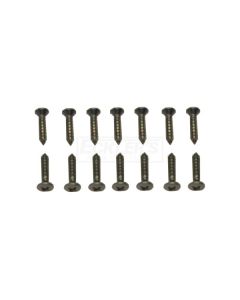 Full Size Chevy Door Sill Plate Screw Set, For 4-Door Applications, 1958