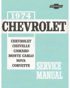 Full Size Chevy, Service Manual, 1974