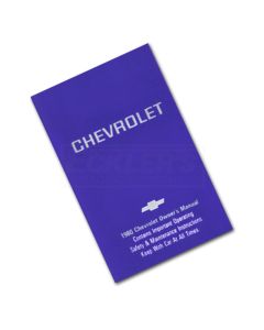 Full Size Chevy, Owners Manual, 1980