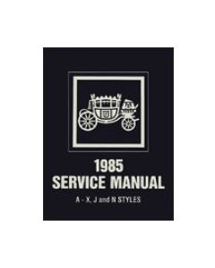 Full Size Chevy Fisher Body Service Manual, 1985