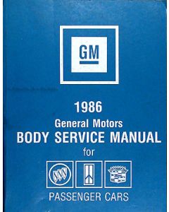 Full Size Chevy Fisher Body Service Manual, 1986