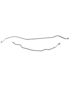 Full Size Chevy Brake Line Set, Rear Axle, Stainless Steel,1971-1973