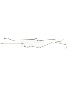 Chevy Main Fuel Line Return, 1/4 Inch, Under Rocker Panel, Steel 1958