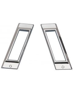 Full Size Chevy Rear Side Marker Light Bezels, 1968