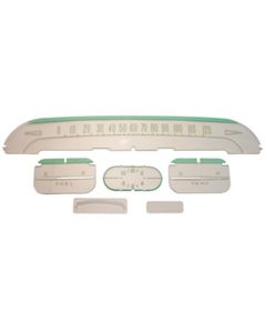 Full Size Chevy Instrument Lens Set, 1958