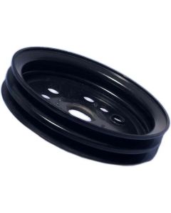 Chevy Crankshaft Pulley, Double Groove, 1955-1957